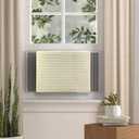 Homydom Window air Conditioner Cover Indoor,ac Covers for Inside Wall Unit 25 x18 x 3.5 inches(L x H x D),White ac Cover,Window ac Covers for Inside.