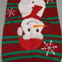 NACOCO Dog Snow Sweaters - Xmas, Holiday & New Year Sweaters for Dog and Cat (Snowman, L)