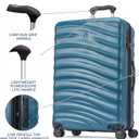 Travelpro Maxlite Air V2 Hardside Expandable Checked Luggage, 8 Spinner Wheels, Lightweight Hard Shell Suitcase, TSA lock, Teal, Checked Medium 25-Inch