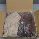 4 PCS Renaissance Costumes Outfit Pirate Medieval Viking Costume Hooded Cape Belt for Halloween Cosplay (6-8 Years, Mixed Color)