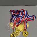Donrime Well Done Medals, 12-Pack Gold Metal Medal Sports Day Medals with Ribbon Necklace for Sports Day Prizes, Gymnastics Competitions, Party Gifts, Kids Adults (Winner)