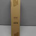 Hei!Dear 2 Pack Blackout Curtain Rod for Windows 48 to 84 inch (4-7Ft), Wrap Around Room Darkening Curtain Rods, 5/8" Samll Adjustable Modern Decorative Window rod,White