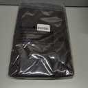 PLEASOR Door Mat for Front Door Entrance, Dirt Trapper Washable Welcome Mat Outdoor Indoor, Non-Slip Waterproof Doormat for Outside/Inside Use, Low Profile Entryway Rug, 20"x32", Black (2'8" x 1'8" (Rectangular))