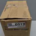 Drain Auger, Clog Remover with Drill Adapter, 25 Feet Flexible Plumbing Snake Use Manually or Powered for Kitchen, Bathroom and Shower Sink, Comes with Gloves (orange)