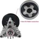 GELASKA 2 Pack 130794 Spindle Assembly with 153535 Mandrel Pulley Replaces Husqvarna 532130794, 539110158, 532173436, 532153535, 532177865, 539112171, Craftsman 173436, 129861, 177865