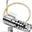 WB2X9154 Round Gas Range Igniter, Compatible with (GE) JGBP32GEL1/JGSP21GEP1/JGBP30AEW1AA, Replacement WB13K10027/WB13K1/WB13K04/PS243425, XL44 Round Gas Stove Igniter (3-1/2" Long, 120V, 2.5-3.0A)