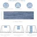 12Pack Dusty Blue Cheesecloth Table Runner 10Ft Gauze Table Runner Blue Cheese Cloth Table Runners Long Sheer Fabric Tablerunners for Wedding Party Bridal Shower Thanksgiving Christmas
