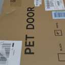 Adjustable Dog Gate - 13-22 Inch Height, 18-43 Inch Width Extension - No Drill Pet Gate for Doorways, Stairs, Puppies - Heavy Duty Metal Safety Gate (White)