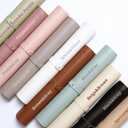 RENMTURE Double-Sided Two-Tone Faux Leather Desk mat Desktop Organization and Accessories Home and Office Large Mouse pad Game and Work (Beige/Brown, 36"x17")