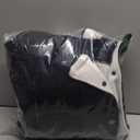 GINGTTO Mens Corduroy Jacket Fleece Lined Trucker Sherpa Winter Coat (Large, Black)