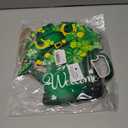 Wooden St. Patricks Day Door Sign - Shamrock Welcome Wreath Hanging Decor for Front Door, Wall, Indoor & Outdoor Irish Party Home Decorations (Shamrock Basket)