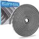 40FT Weather Stripping Door Seal Window Seal - Brush Window Insulation Door Weather Stripping Anti-Draft for Door Insulation Soundproofing (0.35" X 0.35", Gray)