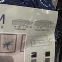 WEERRW 4 Pieces Velvet High Stretch Couch Covers for 3 Cushion Couch Sofa Slipcovers, Washable Furniture Protector with Non Slip Elastic Bottom, Feature Soft and Thick Plush Fabric, Navy Blue, Large