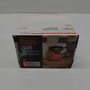 BLACK+DECKER Orbital Sander, 5 Inch, 2.0 Amp, 12000 OPM, Corded, 1 Sandpaper Sheet and Dust Bag Included (BDERO100)