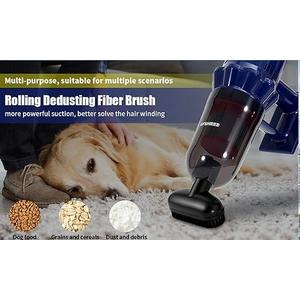 Stick Vacuum Cleaner 4-in-1 17000Pa Powerful Stick Vacuum with 600W Motor, Lightweight Handheld Vacuum Cleaners for Pet Hair Hard Floor and Carpet, Blue