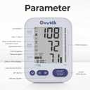 Ovutek Blood Pressure Monitors for Home Use: Large BP Cuff with 240 Memories for 2 Users, Upper Arm Blood Pressure Machine, Accurate BP Monitor with Batteries Type-C Cable