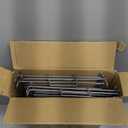 Water Bottle Holder Organizer 5 Tier Water Bottle Storage Rack, Freestanding Floor Beverage Soda Can Dispenser Organizer Rack for Pantry, Kitchen Countertop, Cabinet, Office, Hold 30 Bottles, Silver