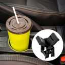 Cup Holder Insert Divider, Cup Holder Center Console Insert Divider for Toyota Highlander 2015 2016 2017 2018 2019 2020 Replacement Part Accessories 55618-0E200-C0