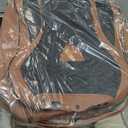 FLORICH Leather Seat Covers, Seat Covers Full Set, Car Seat Protectors 5 Seats,Automotive Seat Covers Fit for Most Cars Trucks-Brown&Black