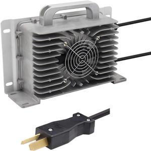 36V 18A Golf Cart Battery Charger for 36 Volt Club Car/Yamaha with Crowsfoot Style Connector Crows Foot Plug Waterproof IP68