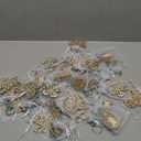 60 Pcs Baptism Key Ring Bautizo Recuerdos De Bautizo Para Cross Wooden Keychain with Organza Gift Bags - Elegant Baptism Favors for Girls - 30 Sets First Communion Favors for Guests