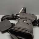 Abiie HUGGS 3-in-1 Baby Carrier w/Hip Seat - Front Facing, Hip Hugger, Back Baby Carrier - Healthy Sitting (M) Position, 3 Mos.-Toddler - Buckle Type Closure - Approved by US Safety Standards - Charcoal Gray