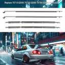 4 Pcs Weatherstrip Window Molding Trim Seal Belt Fit for Toyota Corolla 1995-2002 Replace 75710-02050 75720-02050 75730-02040 75740-02040, Car Outer Door Window Moulding Trim