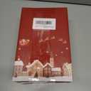 2 x Artscope Christmas Tree Snowman Throw Pillow Covers 16x16 Inch Set of 4, Let It Snow Holly Jolly Winter Hoilday Christmas Decoration Pillow Cases for Home Sofa Couch Decor-Pink