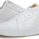 Carhartt Detroit Leather Sneakers for Men - Comfortable Shoes for Men with Wide Toe Box, Comfort Footbed and Midsole, and Slip-Resistant Outsole (9.5, White)