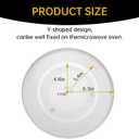 16.5" Microwave Glass Turntable Plate, 16.5" / 42cm Microwave Tray Replacement Glass Plate, Glass Tray Replacement for LG, GE, Magic Chef, Hotpoint, Panasonic, Kenmore