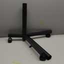 Desk Replacement Legs - Metal Heavy Duty Adjustable DIY Coffee Dining Tables Leg - for End Table, Night Stands, with Glides Furniture Leveling Feet(Black B) (52-76cm)