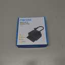 Outdoor Smart Plug, meross Outdoor Wi-Fi Outlet with 3 Independent Sockets Compatible with Apple Homekit, Alexa and SmartThings, Voice & Remote Control, Timer, 2.4 GHz only,Black