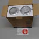 Home EC Premium Stainless Steel Sea Salt and Pepper Grinder Set of 2 - Adjustable Ceramic - Tall Glass Salt and Pepper Shakers - Kitchen Spice Mill W/Funnel & EBook