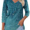 Zeagoo Womens Long Sleeve T Shirts V Neck Soft Basic Tee Loose Fit Casual Tops Winter Clothing (S)