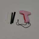 Stitch Gun for Clothes - Includes 6 Fine Needles, 1000 White & 1000 Black Fasteners, Handheld Stitch Gun - Quick Clothing Fixer, Tag Gun for Clothes (Pink Red)