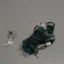 Clear Warm White Christmas Tree Lights - 6.3 ft String of 35 Incandescent Mini Bulbs Multifunctional Lighting Modes, for Decorative, Bedroom, Outdoor, Xmas Twinkle Lights with Green Wire Total 6.6 ft