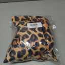 Leopard Print Hoodie for Men Cheetah Printed Hooded Streetwear Hip Hop Pullover Y2K Sweatshirt (L)