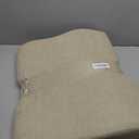 Tanyoo Back Support Pillow for Recliner Dual Layer Lumbar Support Pillow with Gel Memory Foam Ergonomic Orthopedic Lumbar Cushions for Elderly Lower Back Pain Relief Washable Cover Khaki