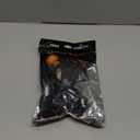 KUNCAN Outdoor 3-Outlet Power Splitter, 90-Degree Flat Plug 1 to 3 Way Outlet Adapter 1.5FT SJTW 16AWG 3-Prong Power Cord Extension Strip with Outlet Cover for Holiday Decoration String Light(1-Pack)