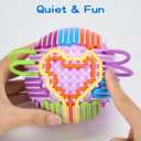 HELLO PAPAYA Sensory Fidget Toys for Kids Adults, with 24Strings Sensory Activity Ball for Autism ADHD Calming Focus Stress Relief Anxiety,Travel-Friendly Toys with Portable Storage Bag