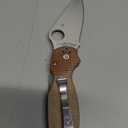Spyderco Para 3 Lightweight Signature Knife with 2.58" Stainless Steel Blade and Durable FRN Handle - PlainEdge - C223 (Brown)