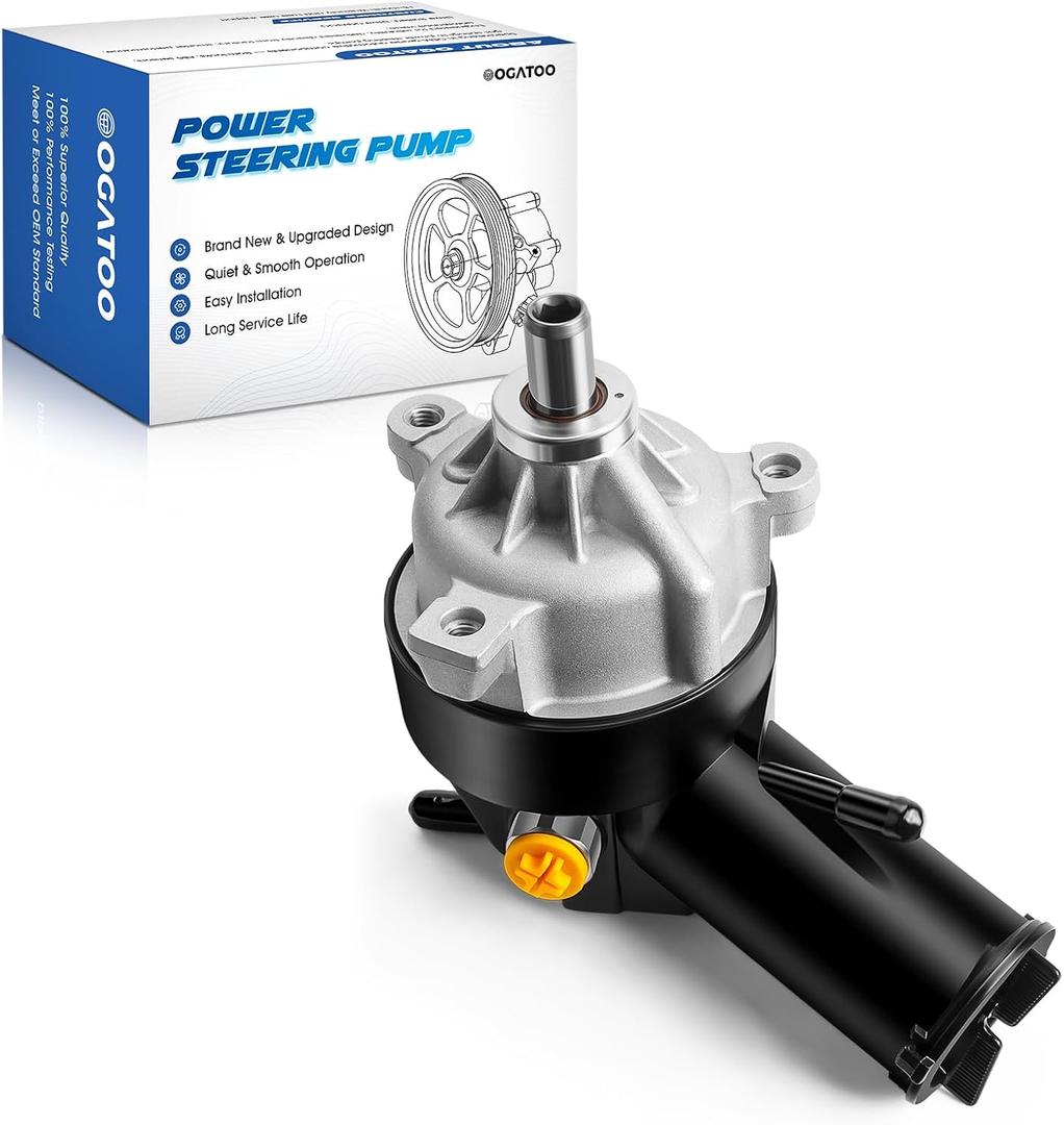 Power Steering Pump with Reservoir Fits for Ford F200, F250, F350 Super Duty, F450 Super Duty, F550 Super Duty 1990-2003, F Super Duty,Excursion Replaces 20-7238, F1TZ3A674DBRM, F2TZ3A674A