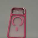 ESR for iPhone 17 Pro Max Case with Stash Stand, Camera Control Cover Compatible with MagSafe, Military-Grade Drop Protection Magnetic Phone Case, Scratch-Resistant Back Cover, Frosted Pink