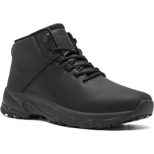 SHULOOK Non Slip Work Boots for Men Slip Resistant Shoes Waterproof Food Service Chef Kitchen Restaurant Working Boots Casual Leather Ankle Boot Outdoor Walking Booties, Size: 13