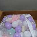 Ball Pit Balls Pack of 100 200 500 - Star and Round Set BPA Free Phthalate Free Non-Toxic Crush Proof Play Balls Soft Plastic Balls for Toddlers Baby Kids Birthday Pool Tent Party (6 macaron colors)