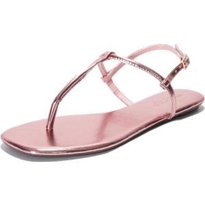 Project Cloud Thong Sandals for Women 2025 - Memory Foam and Lightweight Summer Essentials - Non Slip Flip Flops for Women Footwear with Back Strap Beach Flats Sandals (Celebration) (Mauve)