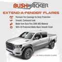 Bushwacker 20019-11 Ford Extend-A-Fender Flare - Front Pair
