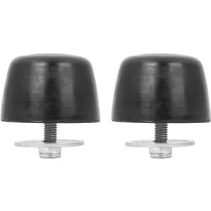 X AUTOHAUX 2 Pcs Black Rubber Bumper Cushion Hood Bump Stop for for Jeep Wrangler 1987-1995 for Jeep Wrangler 1997-2017 KJ71051BK