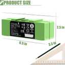 64.2Wh for Roomba Battery ABL-F for iRobot Roomba i&e Series i3 i3+ i4+ i8 i8+ i7 i7+ j7 J9+ j7+ e5 e6 Roomba Replacement Batteries ABL-D1 ABL-D2 ABL-D2A 4460mAh Unsuitable for Roomba Combo Series