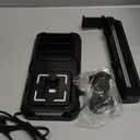 KDD Headset Stand with Charging Station - Detachable Controller Holder with 9 Light Modes - Rotatable Headphone Hanger with USB A&C Charger Ports - Earphone Hook for PC Gaming Accessories Storage